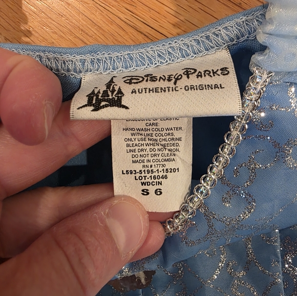 Disney Blue Cinderella Princess Dress Costume - Picture 2 of 3